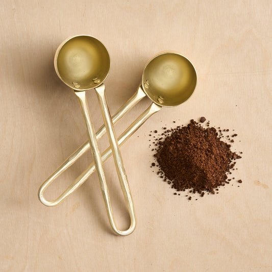 FORGE BRASS COFFEE SCOOP