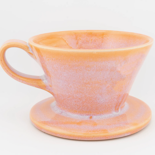 HANDMADE CERAMIC TRIPLE MELT, STRAIGHT V60 COFFEE POUR OVER